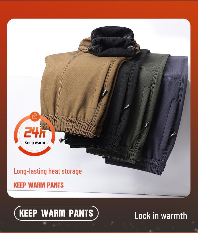 Осенне-зимние унисекс ветрозащитные софтшелл брюки для хайкинга с водонепроницаемой бархатной подкладкой, с возможностью нанесения логотипа