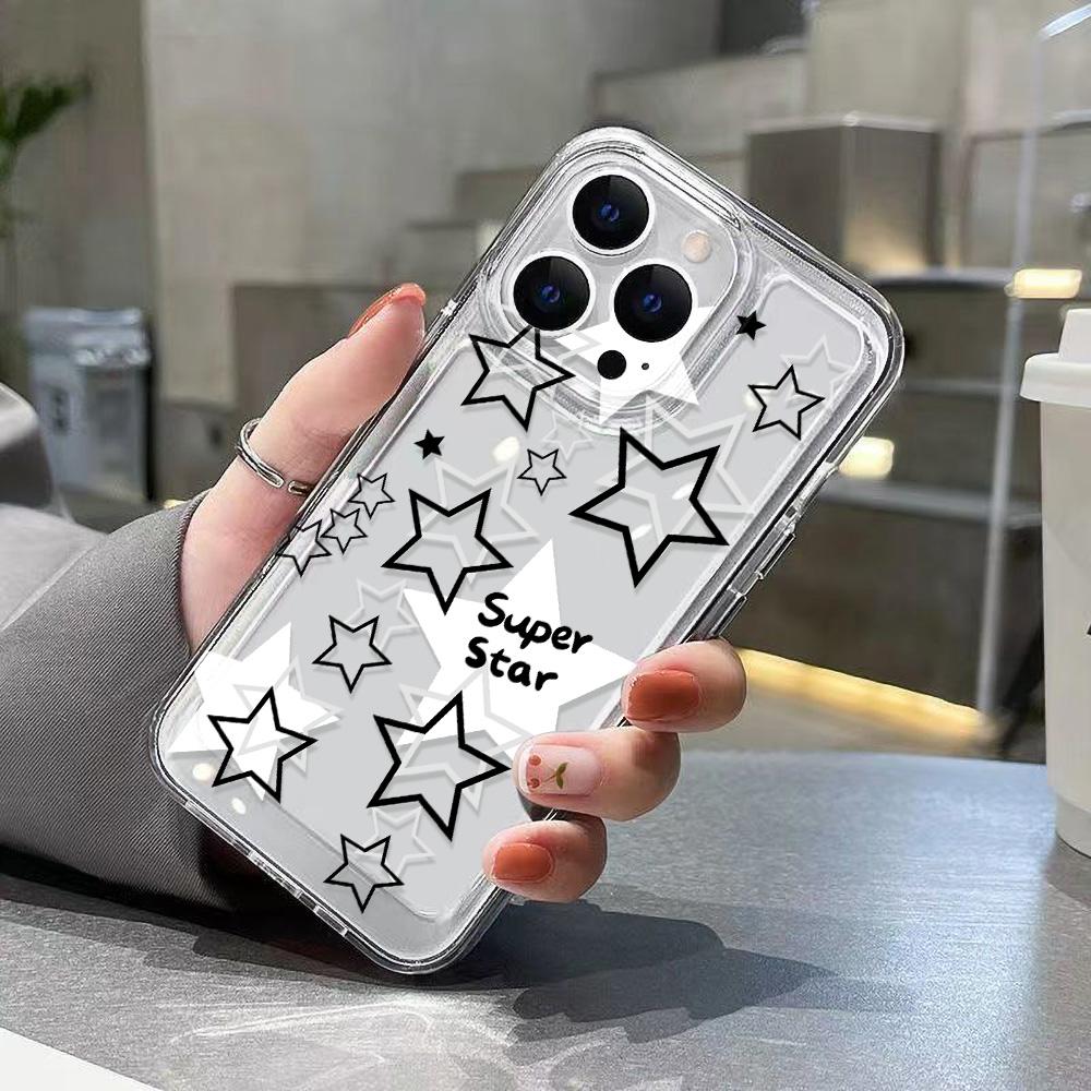Phone Case for iPhone 11 13 12 14 15 16 XR XS Pro Max 7 8 Plus Samsung A55 A15 Redmi Note 13 12 OPPO A18 A16 Vivo Y17S V27 Honor 9 10 Infinix 40 30