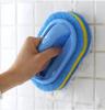 2025 Household Cleaning Brush With Handle Dish Soap Bathroom Kitchen Tub Thicken Scrubbing Sponge Wipe Durable Tools Accessories Home