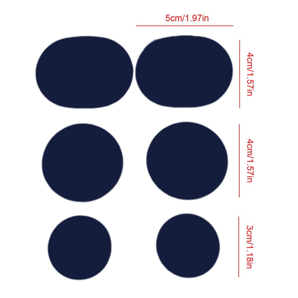 6 шт. Ремонтная заплатка для обуви Самоклеящаяся Заплатка для изношенного каблука Заплатка для изношенных отверстий Спортивная обувь Задняя накладка Защита от износа Заплатки для обуви для отверстий на носках