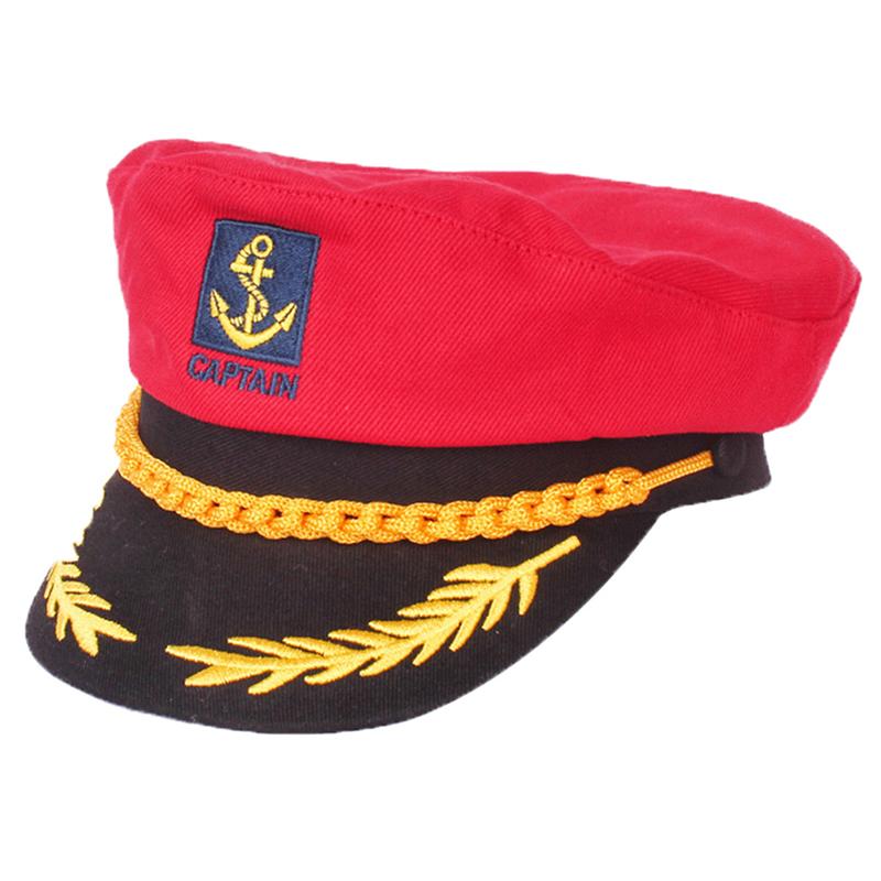 Взрослый яхтенный военный головной убор шкипера корабля моряка капитана шляпа костюм