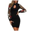 Women Sexy Showback Sexy Deep V Sleeveless Neckless Dress Long Dress