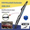 14" Car Rear Windshield Soft Rubber Wiper HD Quiet Automotive Wiper Car Accessories For Mitsubishi Outlander  2008-2012