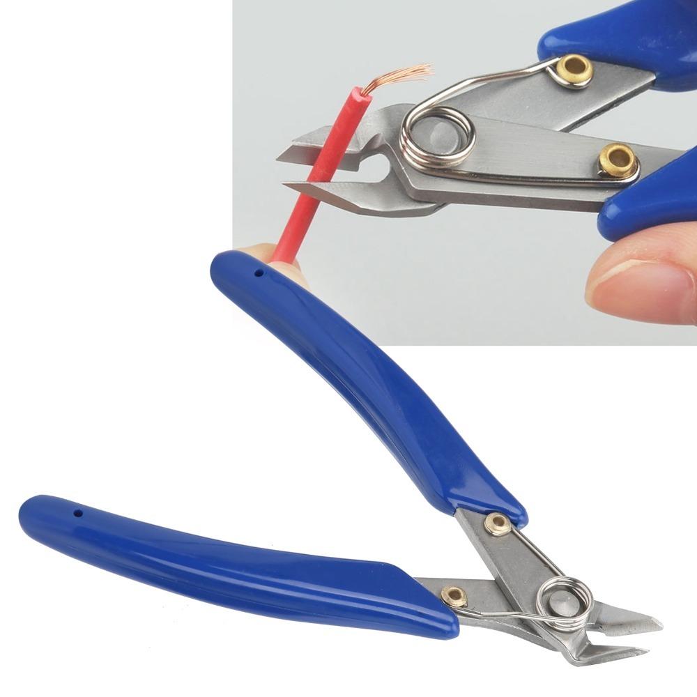 Streamlined Handle Electronic Diagonal Pliers PVC Handle Stainless Steel Wire Cutter Electronics