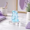 Mini Clear Bear Squeeze Toy Stress Relief Sitting Bear Sensory Toy Soft Stretchy