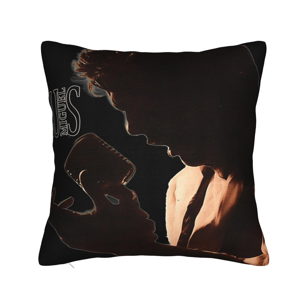 Singer L-Luis M-Miguel Pillow Cover Retro Trendy Pillow Case For Sofa Couch Bed Living Room Soft Pillowcases Birthday Present