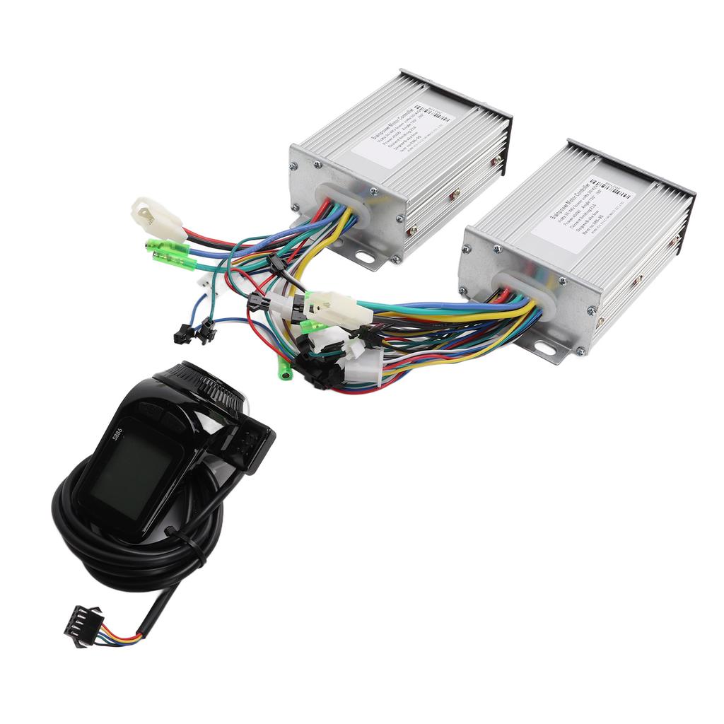 Комплект бесколлекторного контроллера для электровелосипеда/скутера 36 48 В 450 Вт, ЖК-инструмент, комплект контроллера с двойным приводом