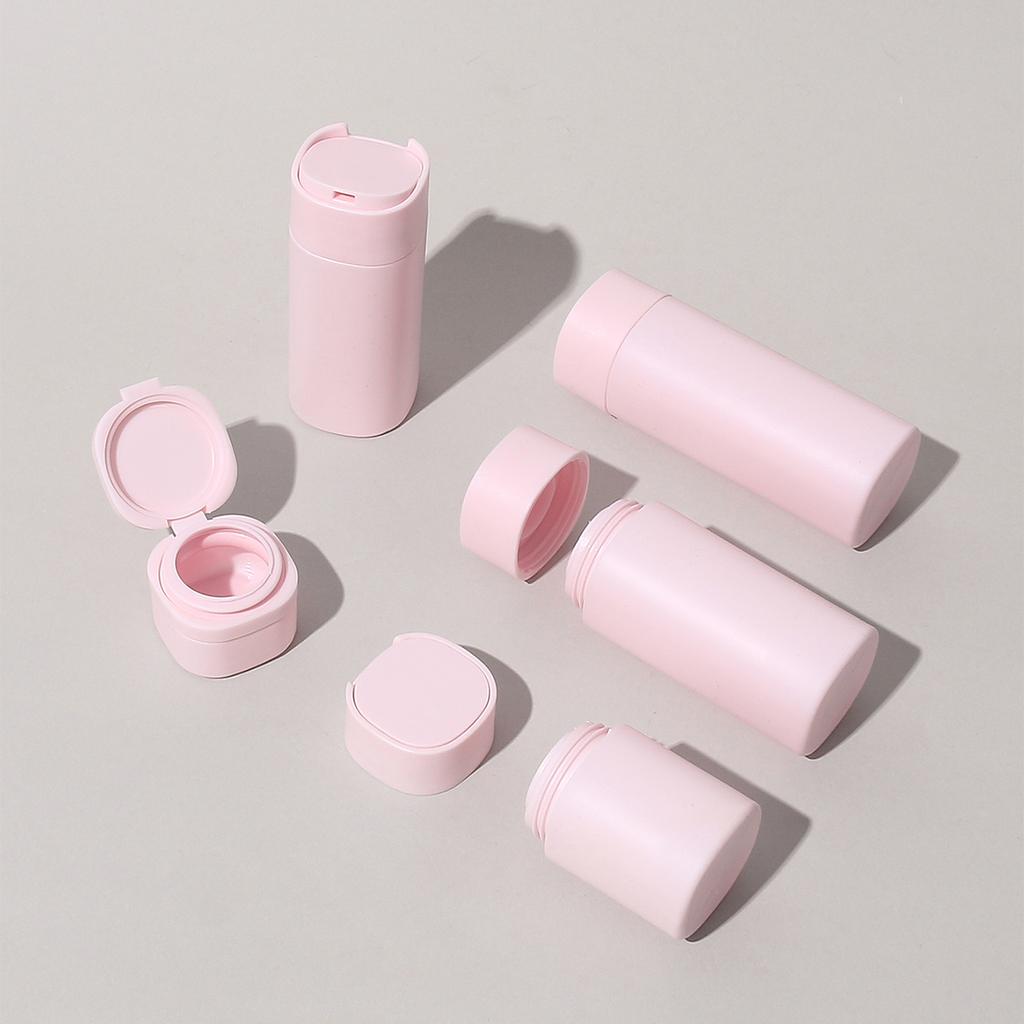 5pcs Multiple Portable Colors Soft Touch Cream Travel Dispenser Bottles Set For Lotion Cleanser Shampoo