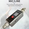 Wireless Microphone System 2.4 Ghz Wireless Microphone Transmitter Receiver Plug-on Microphone Wireless System Dynamic