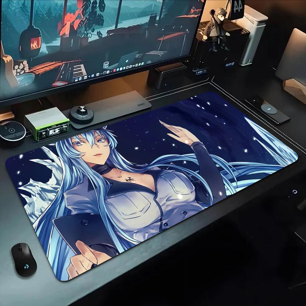Коврик для мыши Esdeath 500x1000 мм Большой игровой коврик для мыши Геймерский XL Резиновый Отаку Клавиатурный коврик Настольный коврик для ноутбука