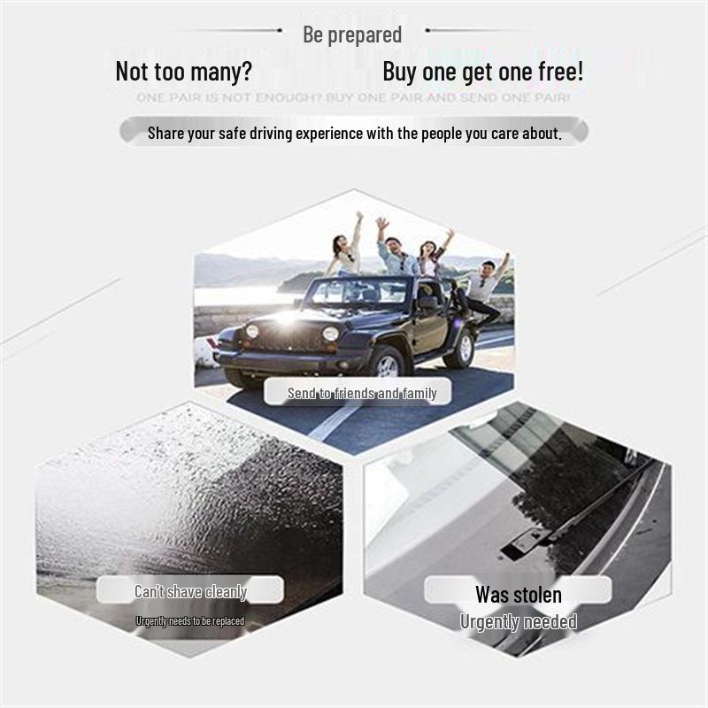 Премиальные бескаркасные дворники для Geely Haoyue – Подходят для лобового стекла, Совместимы с новыми и старыми моделями