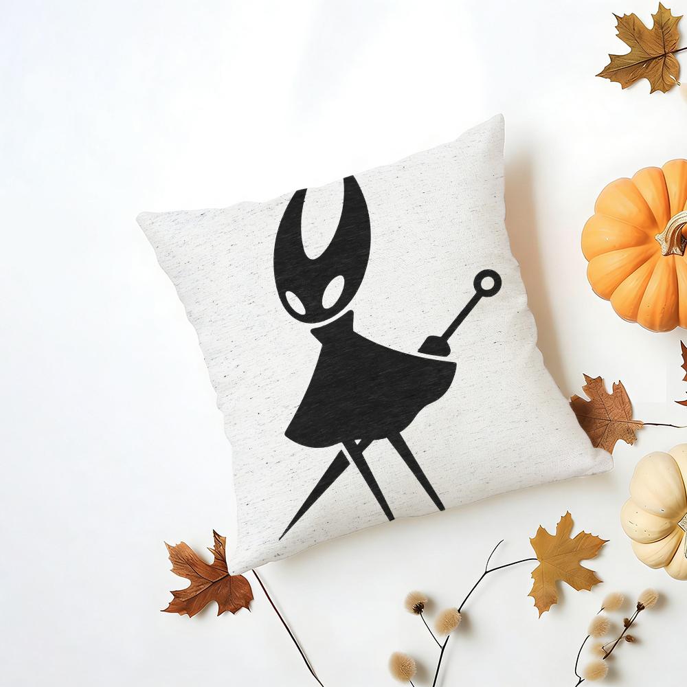 HHollow Knight Силуэт Наволочка Стирка Лен Наволочка Мягкий для Ежедневного Дивана Кровати Домашней Комнаты Декор