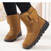 Fashion Women Boots Low Heels Winter Boots For Women Snow Botas Mujer 2024 New Fur Boots Women's Winter Footwear Winter Shoes Women