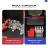 Car Trunk Storage Bag Organizer Sundries Stowing Tidying Box For KIA Rio K5 K2 Sportage Ceed Sorento Picanto Stinger Soul