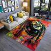 Vibrant Bob Marley Art Print carpet Suitable for all seasons Living room and bedroom mats Room Dormitory decoration Bathroom mat