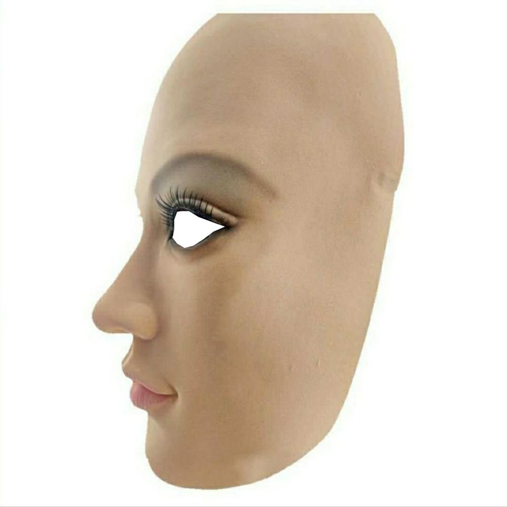 Маска красоты латекс Женская маска Костюмы на Хэллоуин представление Стиль половина лица