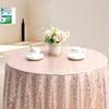 Вышитая скатерть с блестками, столовая, реквизит для фотографий, круглые блестящие украшения