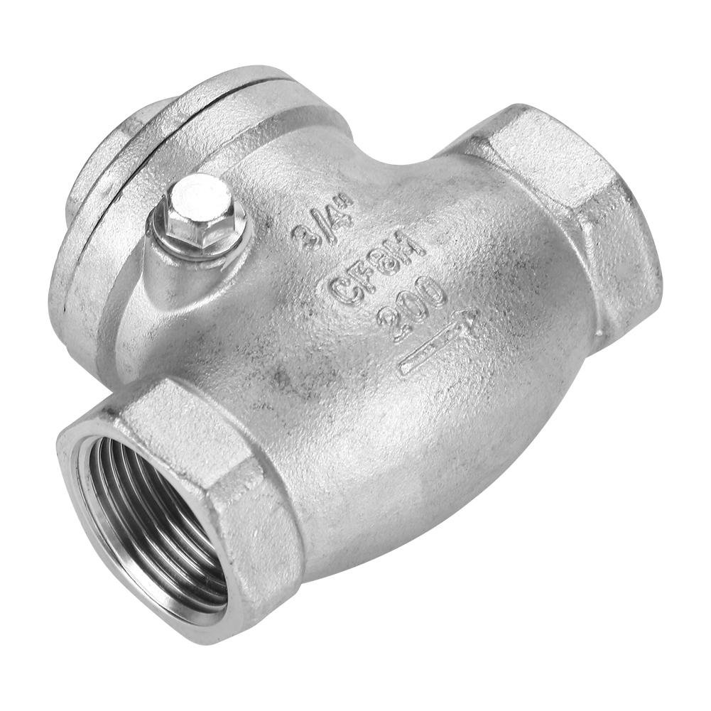 3 or 4 inch stainless steel check valve, DN20 check valve for water, steam, oils, nitric acid, urea with thread for most piping systems