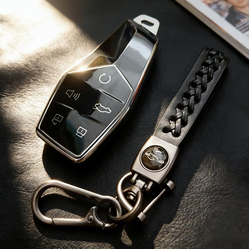 Business Style for MG ONE 2022 2023 2024 Remote Car Key Case Bag for MGone Key Cover Fob Protection Shell Keyring Accessories