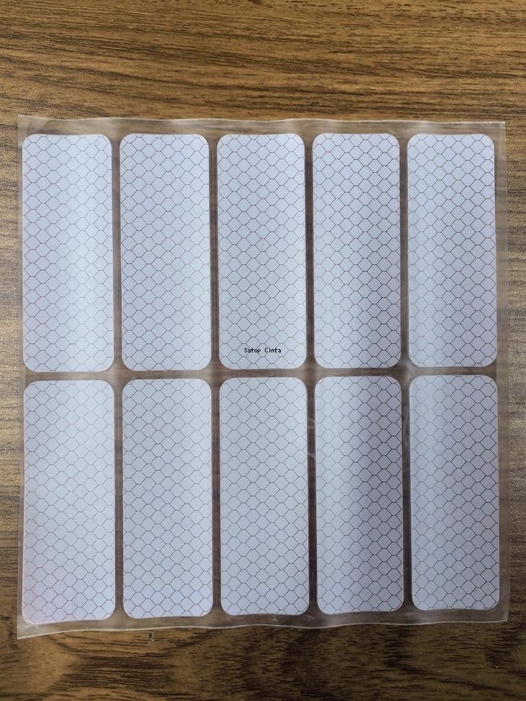 10pcs/set Warning Reflective Stickers Night Visibility Adhesive Strips Waterproof Reflectors Bicycle Tape For Vehicle Motorcycle