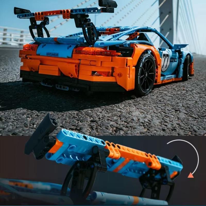 Классические Супер Гонночные Автомобили Модель RSR Спортивный Автомобиль Модель Кирпичи Наборы Транспортных Средств Технические DIY Блоки Игрушки Дети Дети Взрослые Подарки