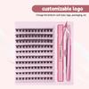 Bond and Seal False Eyelashes Wispy Style Gluing Lashes High Quality DIY Lashes Extension