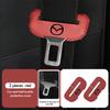 Car Seat Belt Buckle Cover Leather Protector Anti-collision Case For Mazda 2 3 5 6 Axela Atenza Speed 6 CX3 CX4 CX5 CX7 CX8 CX9