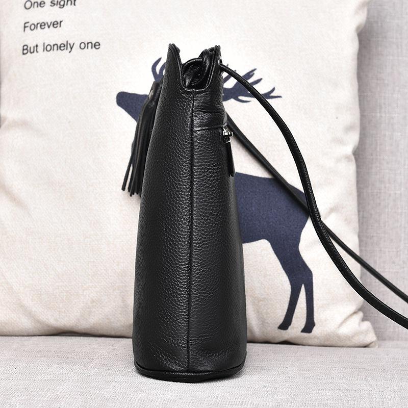 Сумка женская 2023 Простая сумка-мешок Большая вместительная кожаная сумка через плечо Женская сумка Ins