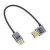Duttek L Shape HDMI Mini HDMI Converter Cable 8K Mini HDMI To HDMI Short Cable 1 Ft 48Gbps Mini HDMI Ultra Thin L Shape Mini HDMI To HDMI Male