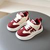 New Spring and Autumn Children's Leather Sneakers1-3Years Old2Boys' non-slip soft-soled casual sneakers, girls' German training shoes