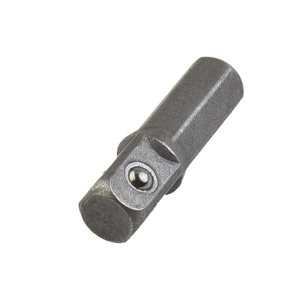 1/4 Square Drive To 1/4 Hex Shank Socket+1/4 Drill Socket Adapter