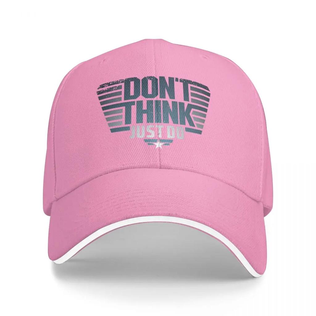 Baseball Caps Top Gun Don't Think Just Do Graphic Female Male Outdoor Spring Hats