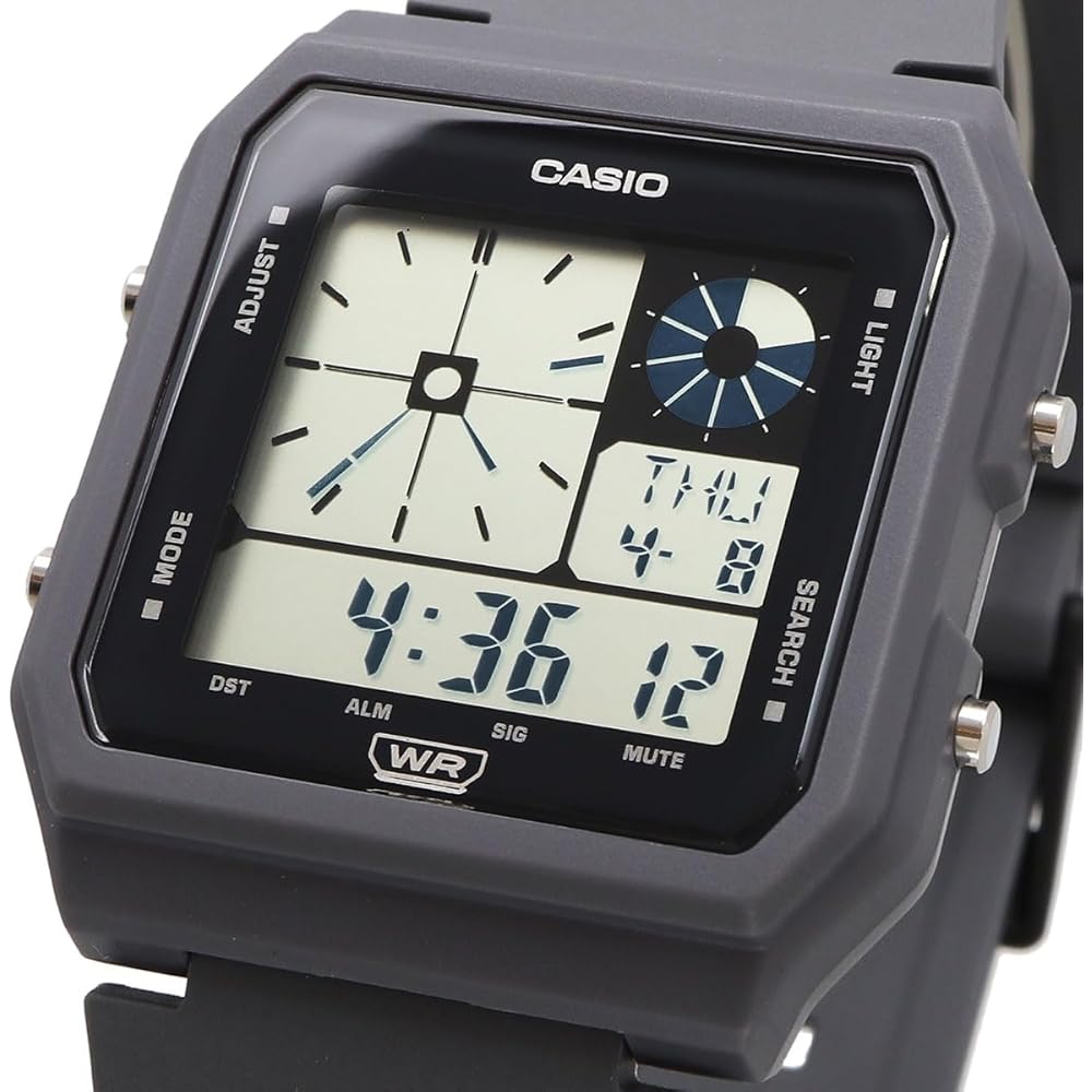 Casio LF-20W-8A2 Универсальные цифро-аналоговые часы Серый Стандартная модель