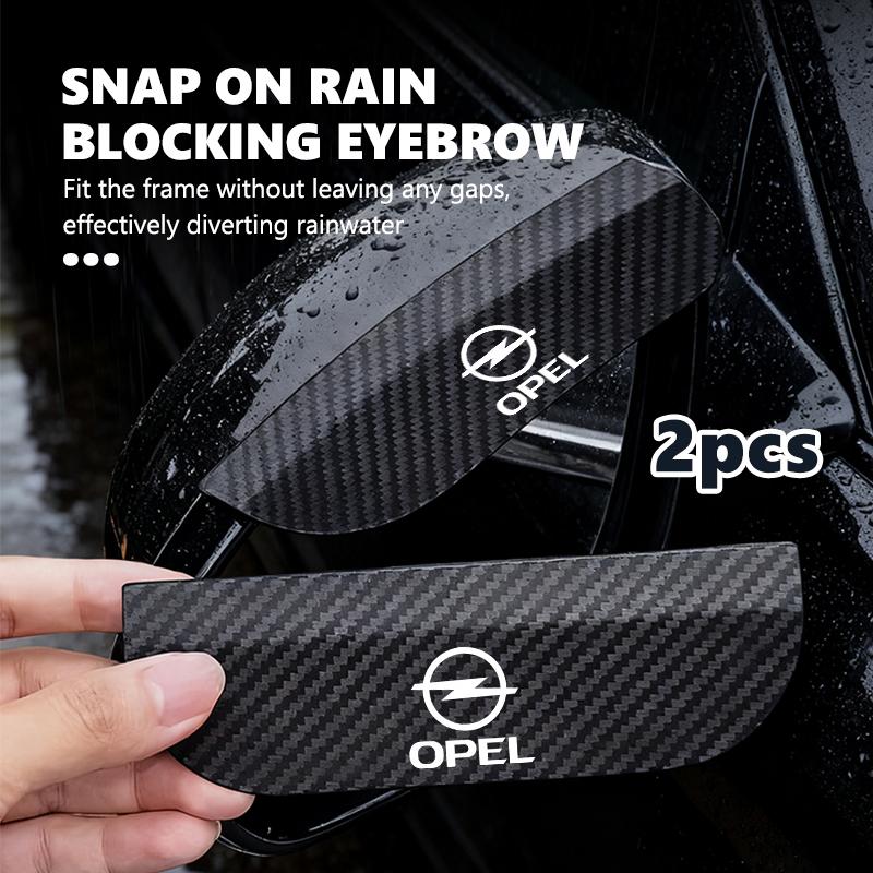 2pcs Car Shield Rain Eyebrow Rear View Side Mirror Rain Shield For Opel ADAM ASTRA J K CORSA E INSIGNIA MOKKA VIVA Meriva BX8