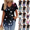 Ayollar uchun frill qisqa yengli ko'ylaklar kundalik kiyimlar trendy futbolka top