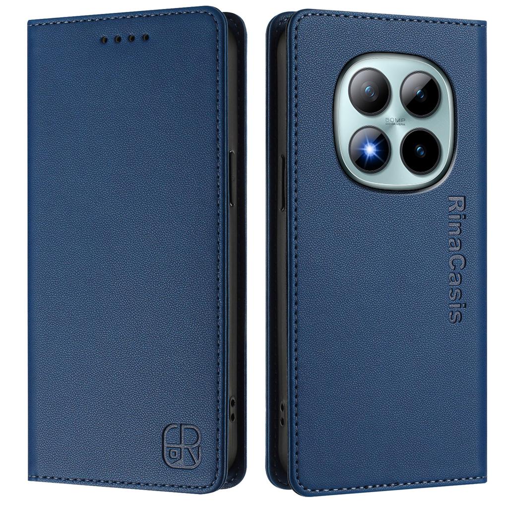 Для Xiaomi Redmi Note 15 Pro+ 5G Кожаный чехол RINACASIS RC01 Чехол для телефона с RFID-блокировкой Кошелек-подставка