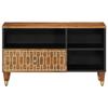 VidaXL Meuble TV 80x33x46 cm bois massif de manguier, support TV, armoire média, armoire hifi, unité TV, meuble multimédia, 358301