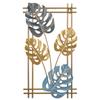 1 шт. Металлическое настенное искусство, золотой классический стиль, современный металлический лист, настенный декор для гостиной, минималистский