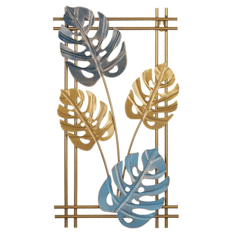 1 шт. Металлическое настенное искусство, золотой классический стиль, современный металлический лист, настенный декор для гостиной, минималистский