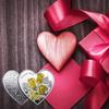Уникальные металлические монеты в форме сердца Символические любовные коллекционные предметы Свадебное украшение Подарок на День святого Валентина Юбилей Монеты