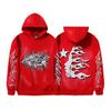 2025 Winter Oversized Hoodie Men Women Letter Print Fleece Sweatshirt Casual Streetwear