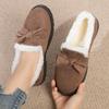 Fashion Winter Women's Plush Shallow Slip On Casual Shoes Round Toe Keep Warm Ankle Boots for Women Platform Shoes Outdoor Women's Boots