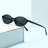 New Oval Sunglasses For Women Fashion Brand Black Small Frame Eyeglasses Female Retro Clear Lenses Eyewear UV400