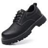 British Style 2024New Men Casual Leather Oxford Shoe Classic Lace Up Casual Outdoor Work Shoe Antiskid Thick Bottom Driving Shoe
