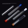 With Screw Cap Plastic Test Tubes Transparent Transparent Test Tubes  School Experiment