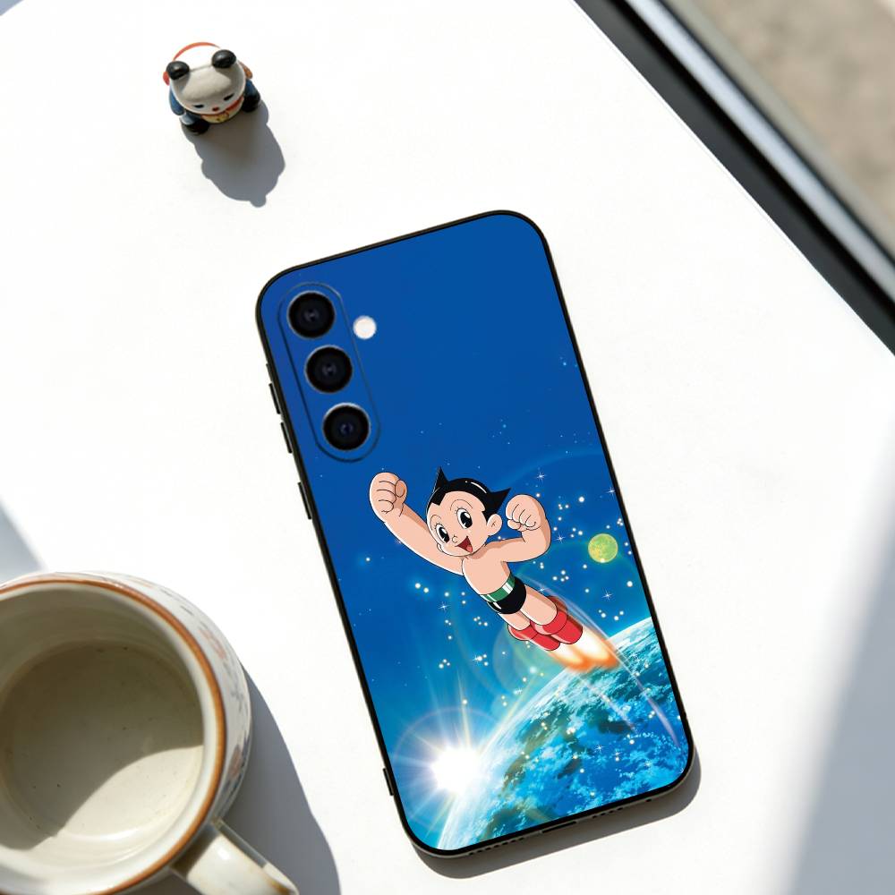 Astro Boy Phone Case For Samsung Galaxy A73,A72,A71,A70,A53,A52,A51,Others Soft Black Cover