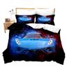 Speed Sports Car Duvet Cover Set Full Queen Size Red Cool Racing Car Bedding Sets Speed Automobile Extreme Sport Quilt Cover Set