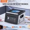 Chamber Vacuum Sealer, 380W Vacuum Pump Power, Sealing Bag Packing Machine for Wet Foods, Meat, Compact Design with 290 mm Sealing Length, Ideal