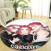 Personalized K-KPop Demon Hunters Round Chair Office Rug - Perfect for Mat, Office Chair & More - Ideal Gift for Birthdays and Holidays