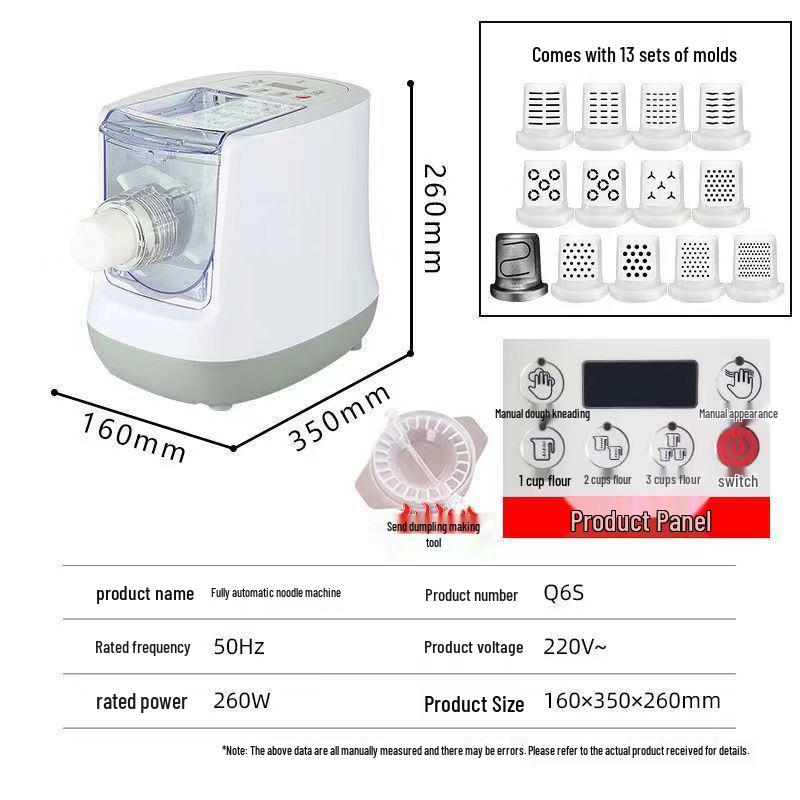 Немецкий фаворит: Автоматическая многофункциональная машина для прессования и смешивания теста для лапши и пельменей